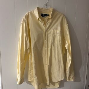 Ralph Lauren Yellow Casual Button Down Shirt